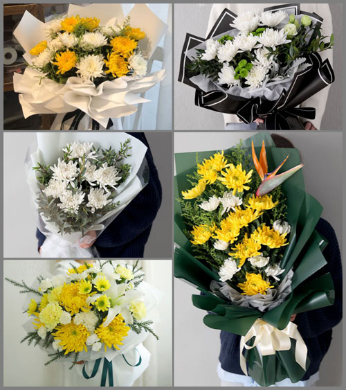 贵州黔西南州册亨县丫他镇白事花束代送